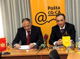 Digitalni certifikat Pošta Crna Gora